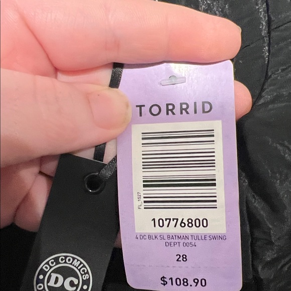 Torrid DC Comics Batman Cocktail Party Dress NwT Brand New 28 - Picture 6 of 7